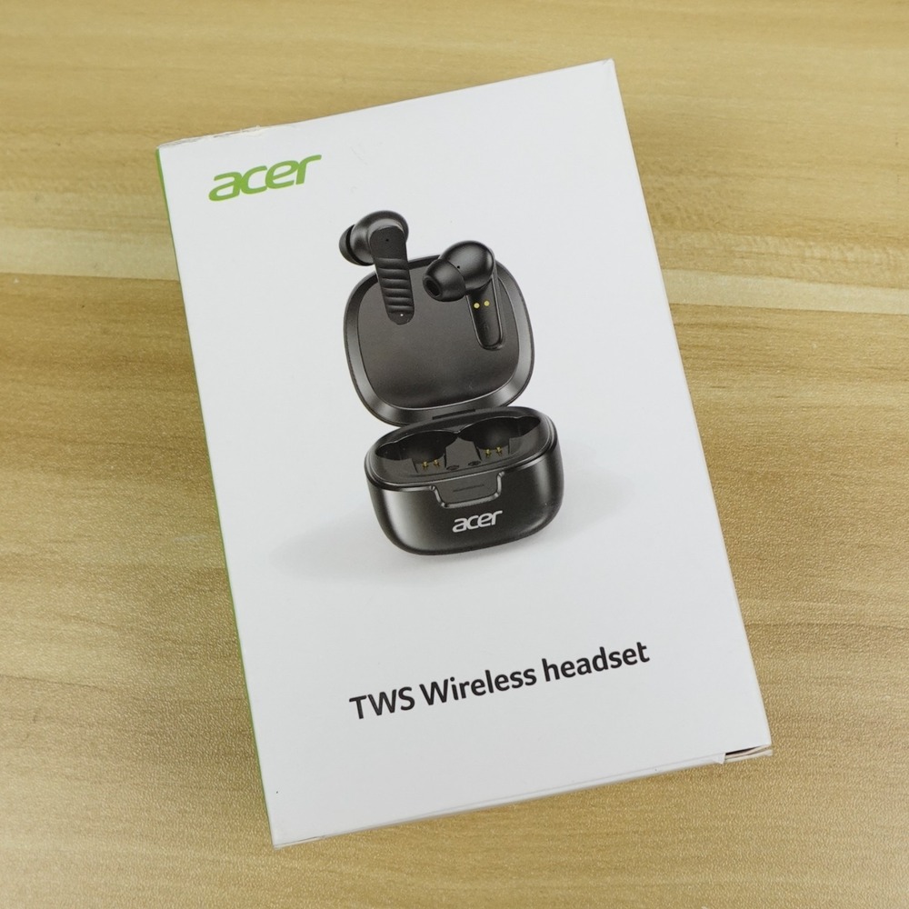 Acer TWS Wireless Headset Earbuds Earphones (OHR503) BLACK - NIB